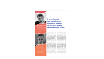 O crescimento das organizações sociais de saúde e os desafios dessa expansão para o SUS