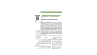 capa da pesquisa A comprehensive review on strategic purchasing of diagnostic imaging services